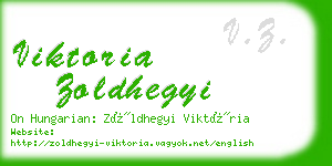 viktoria zoldhegyi business card